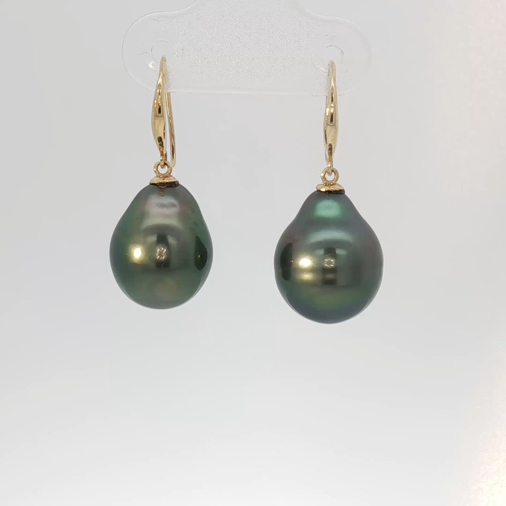 Tahitian Pearl Drop Earrings