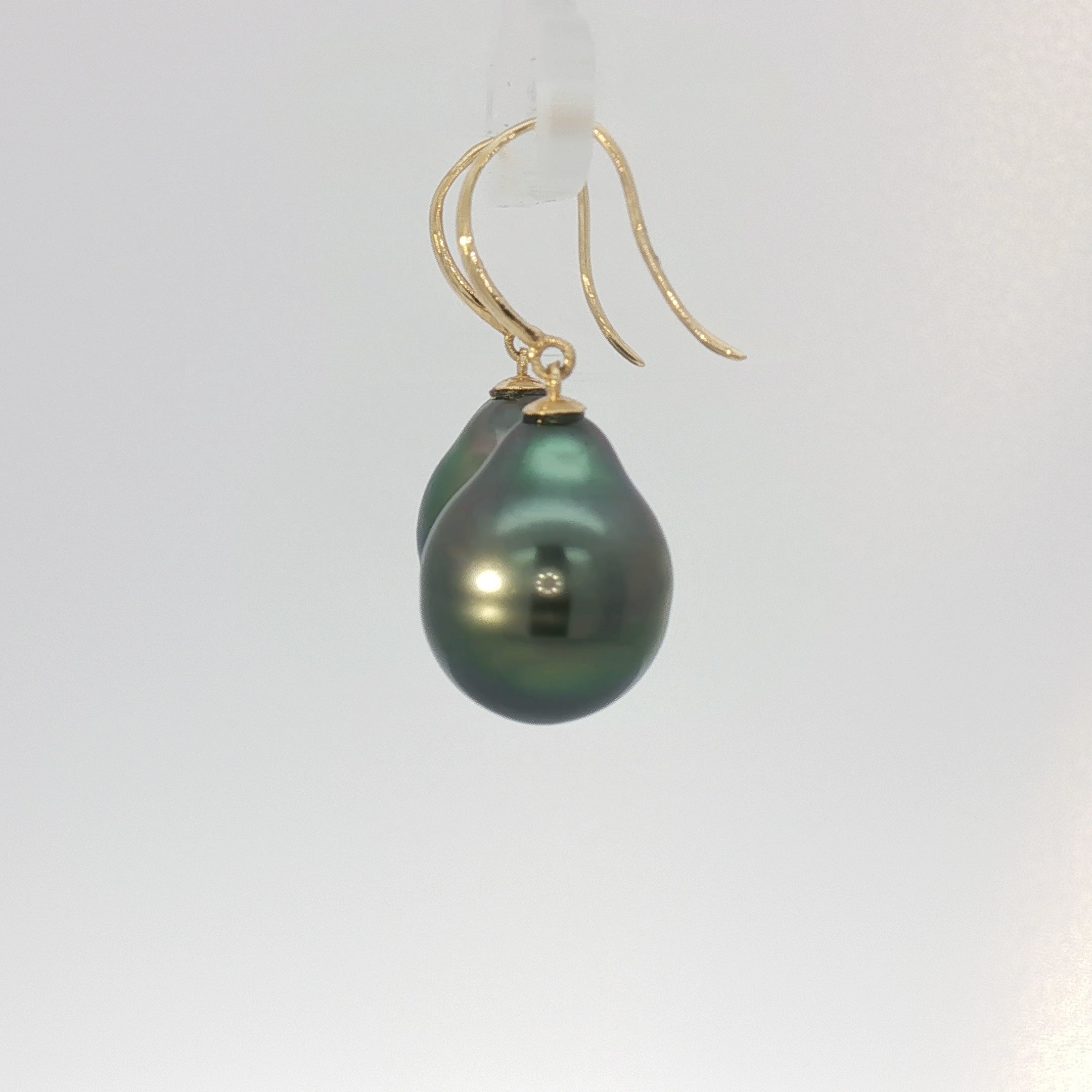 Tahitian Pearl Drop Earrings