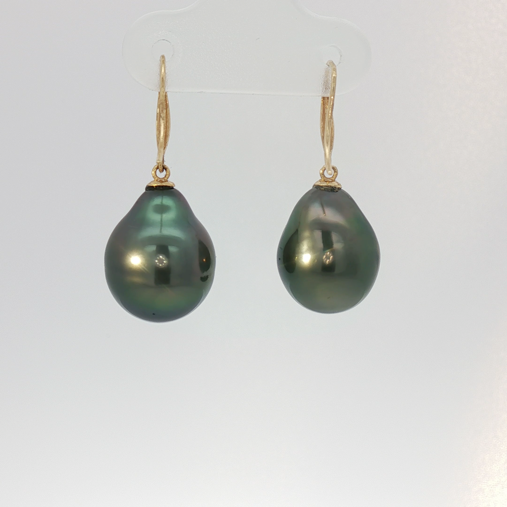 Tahitian Pearl Drop Earrings