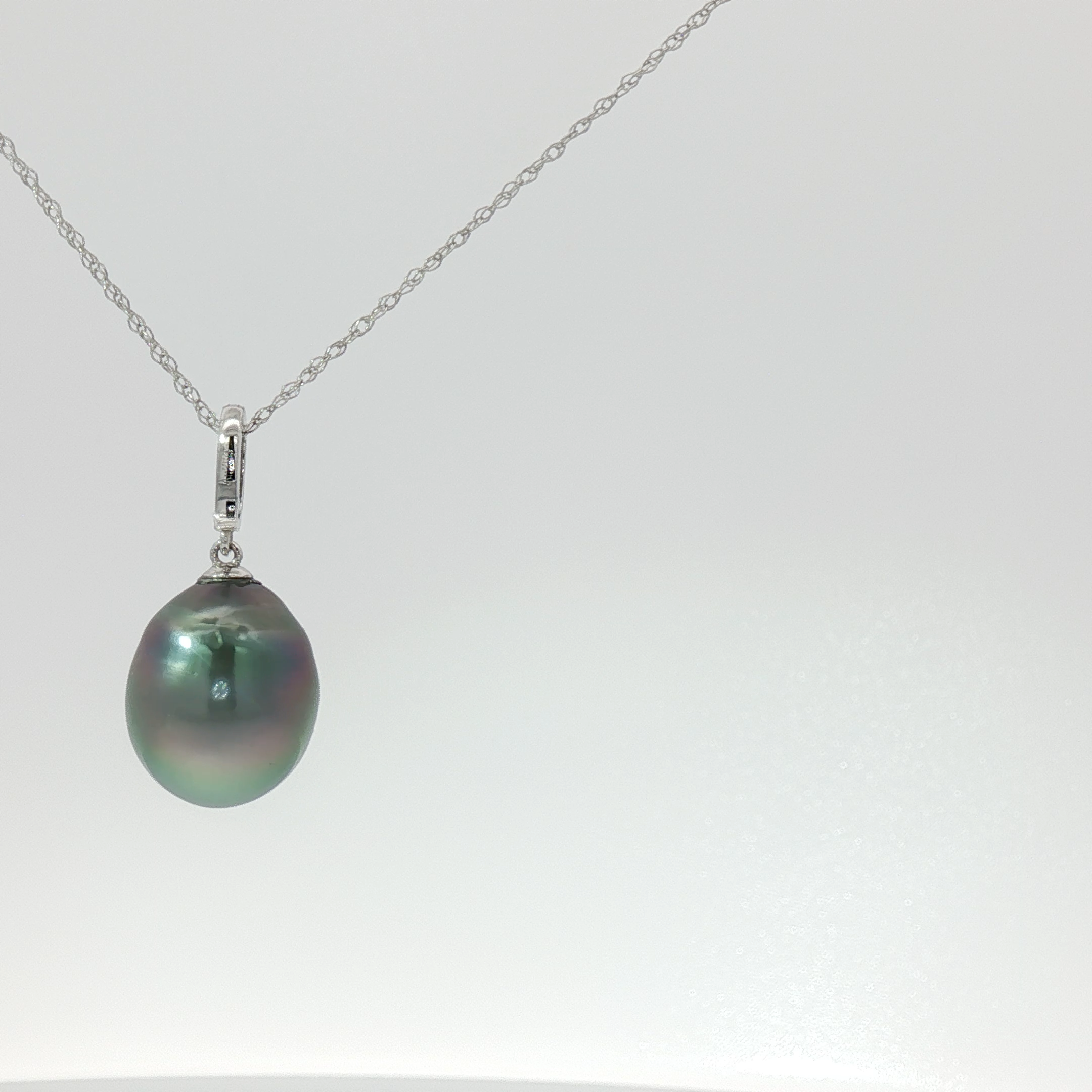 Tahitian Pearl Open Close Pendant