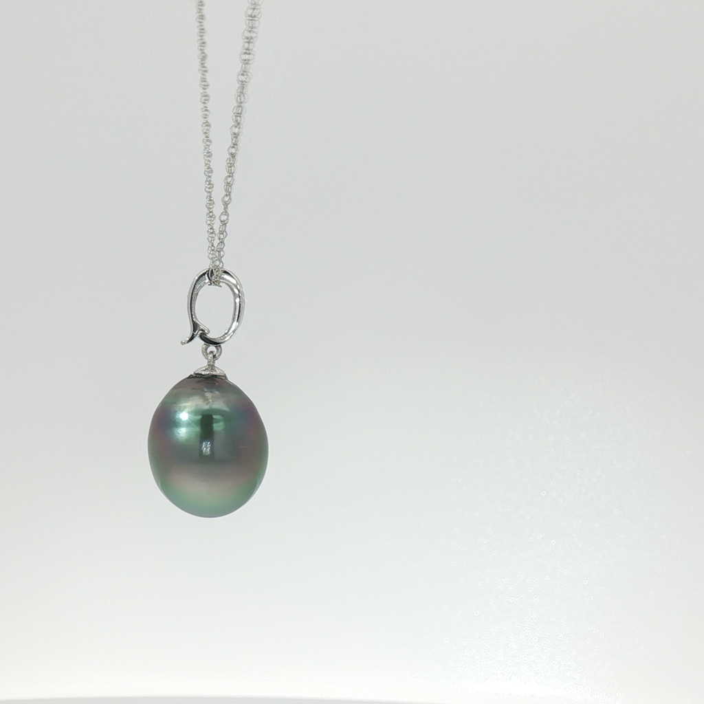 Tahitian Pearl Open Close Pendant