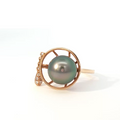 Tahitian Pearl Compass Ring