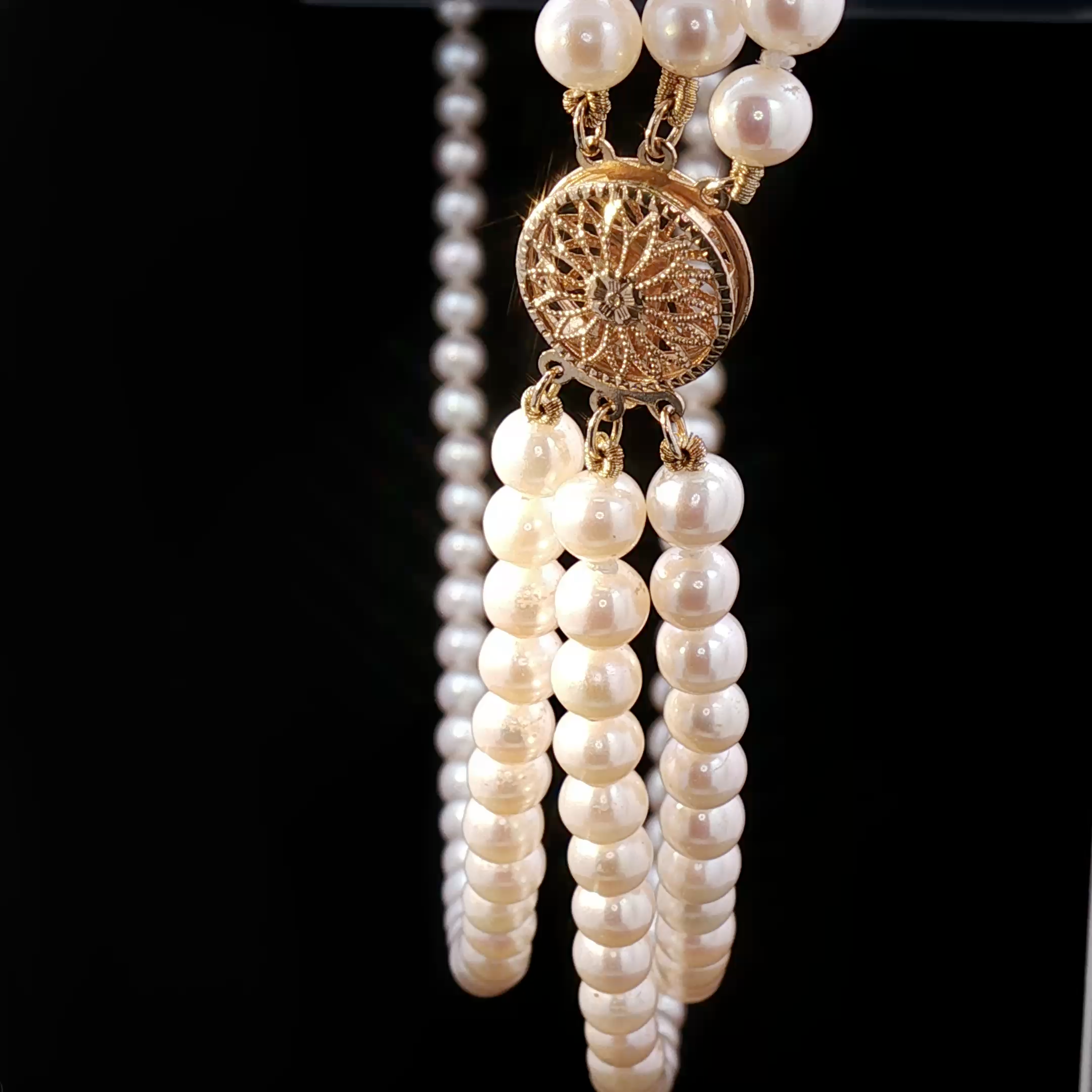 Pearl 3 layer chocker