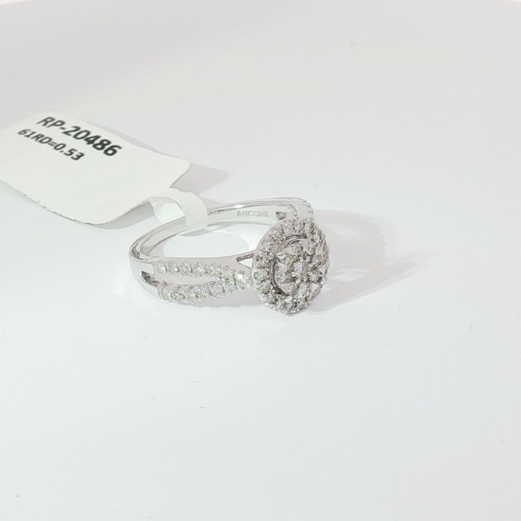 Round halo ring