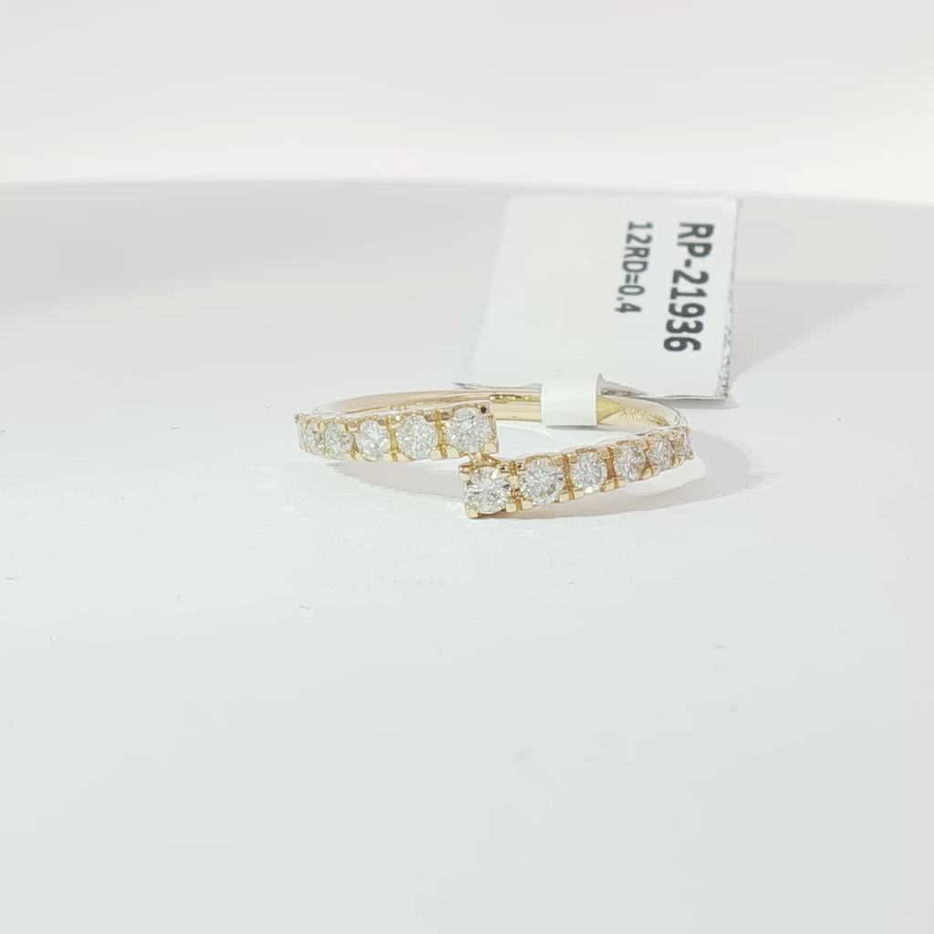 Split shank diamond ring