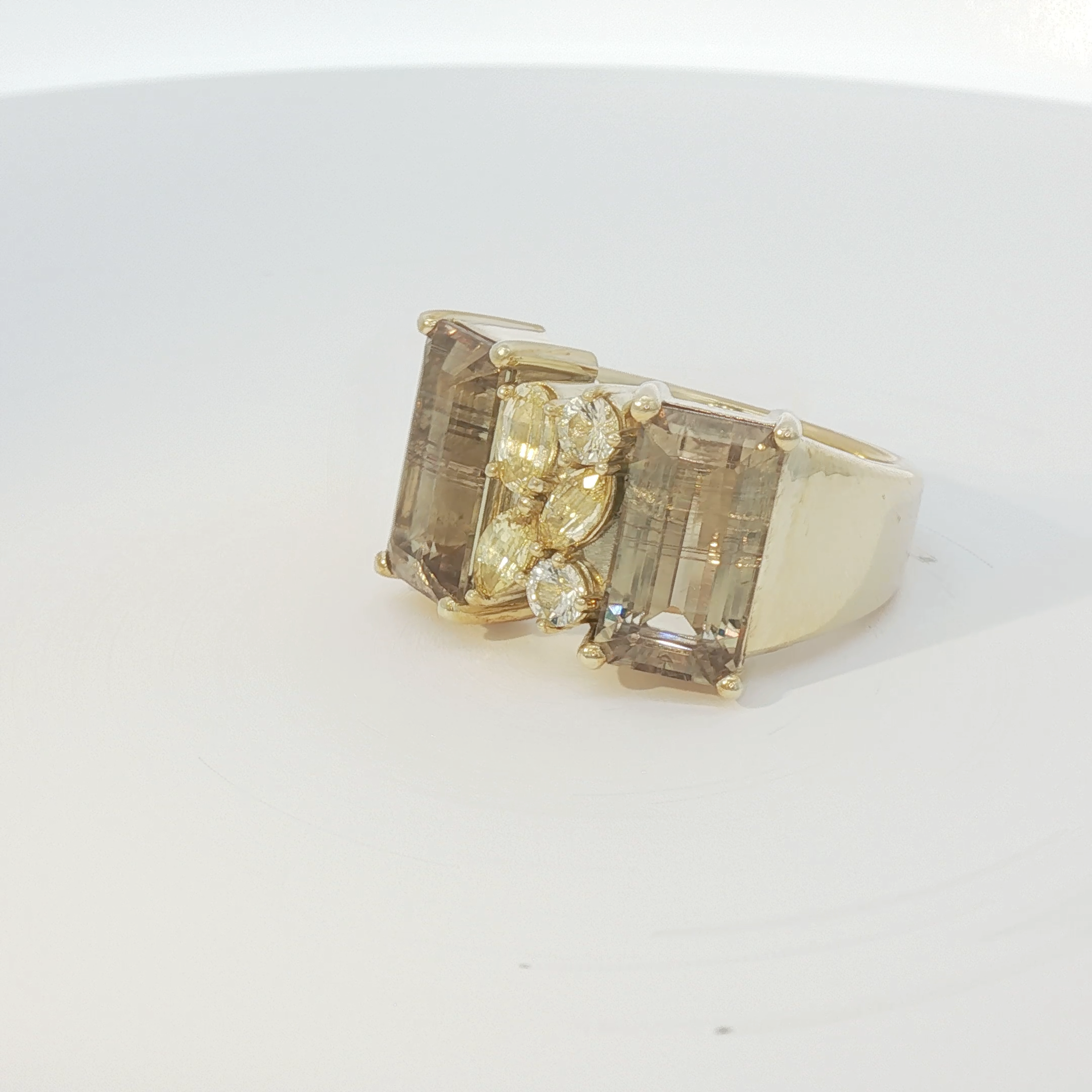 Zultanite & Sapphire Ring