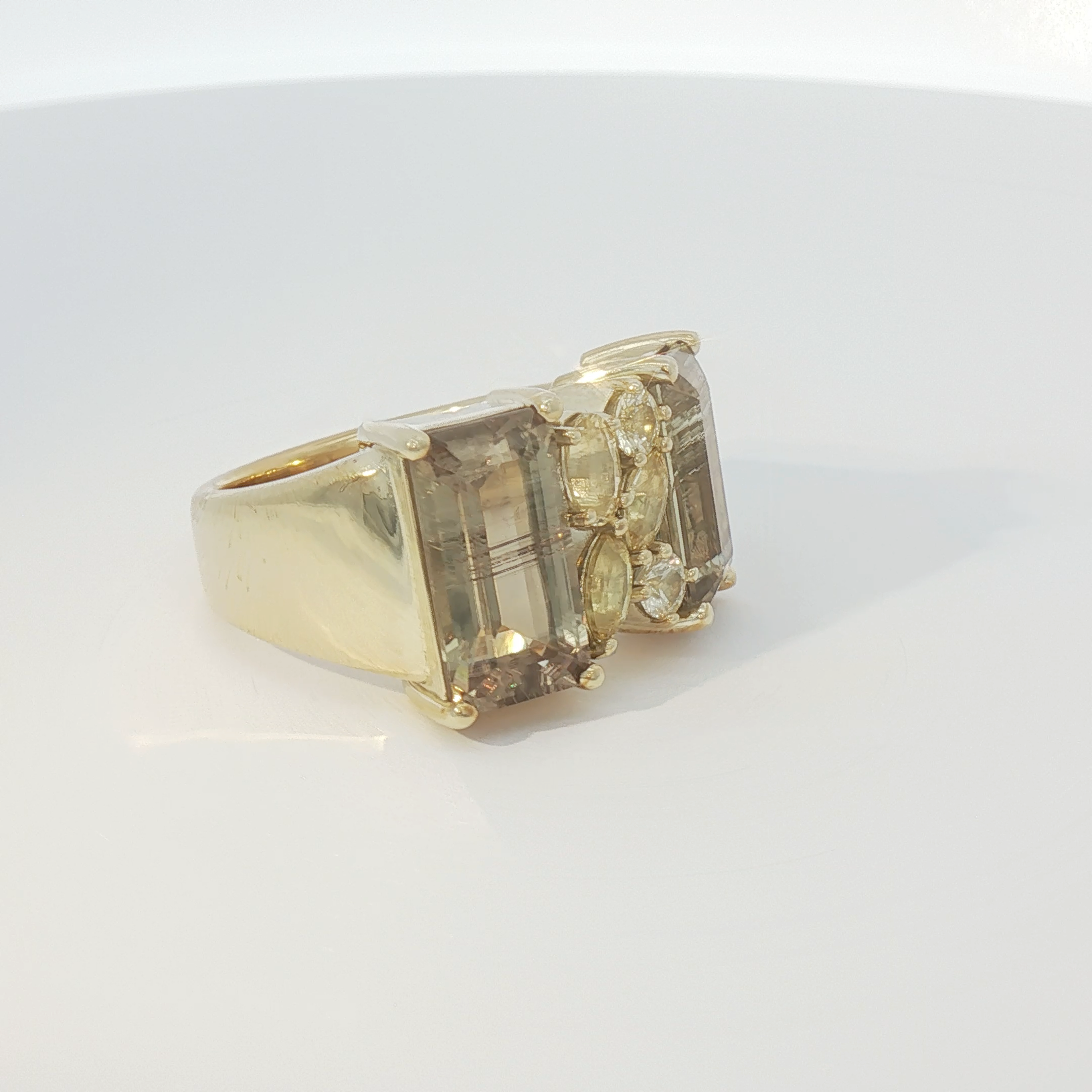 Zultanite & Sapphire Ring
