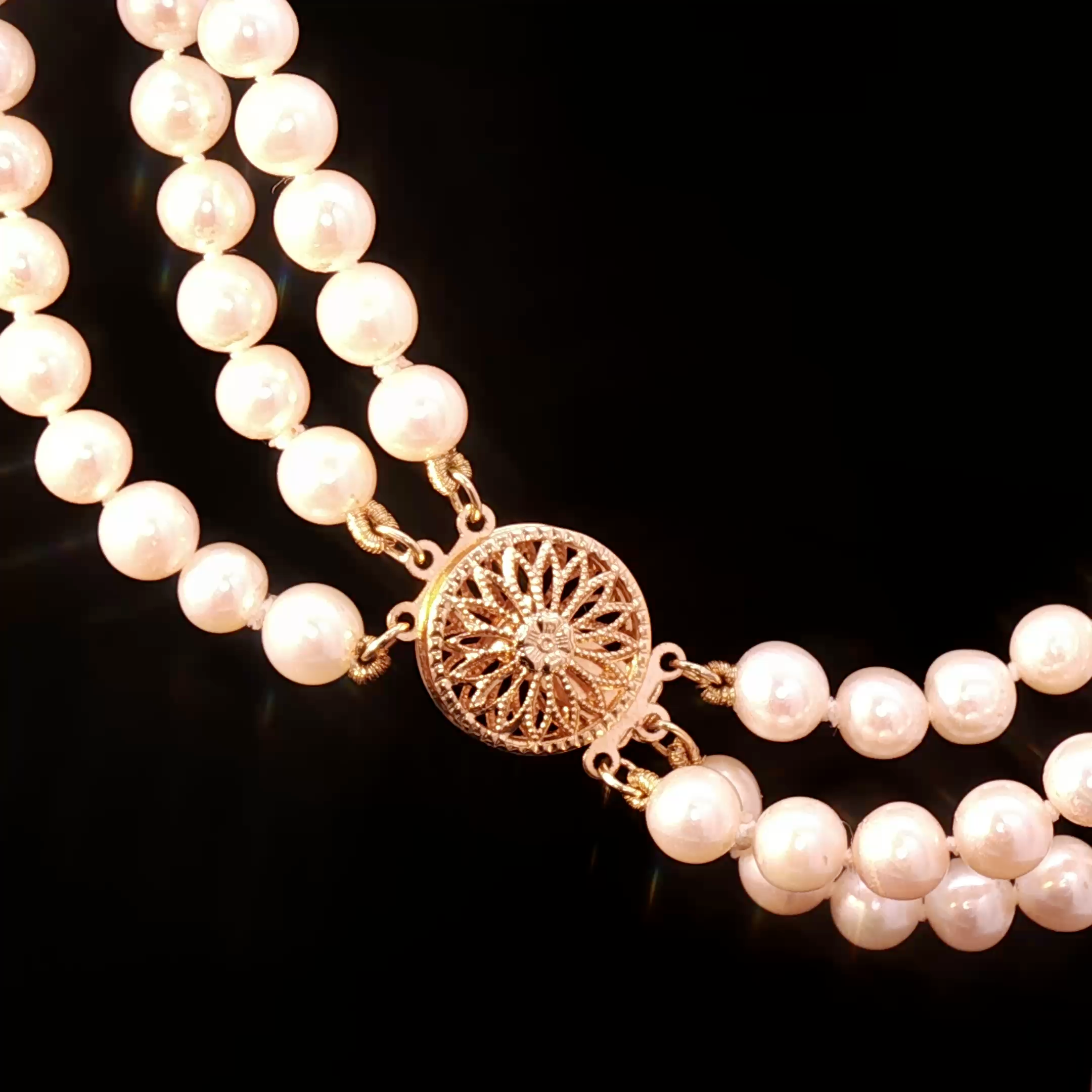 Pearl 3 layer chocker