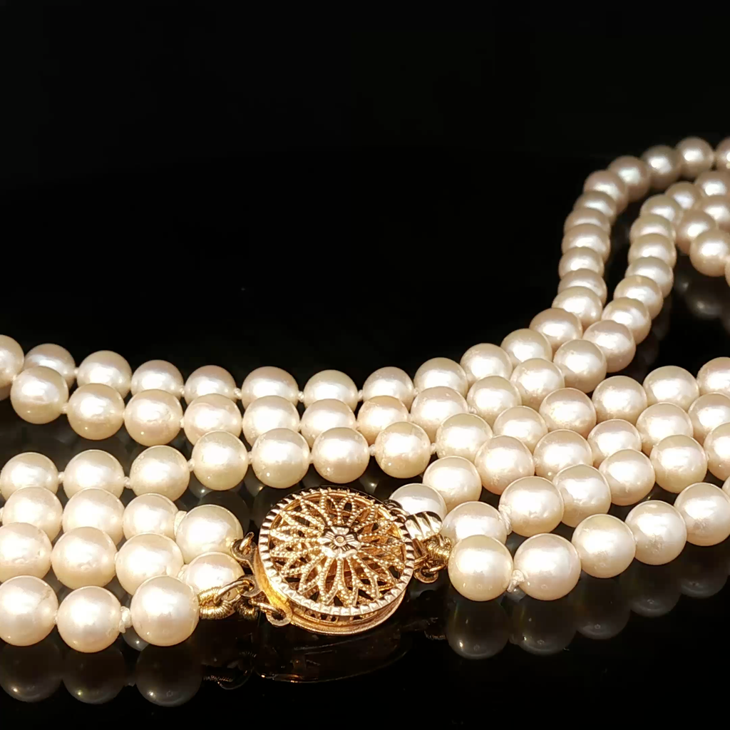Pearl 3 layer chocker