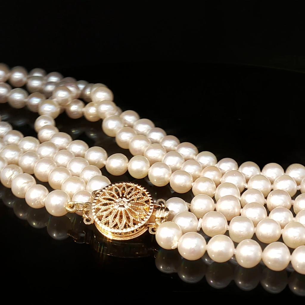 Pearl 3 layer chocker