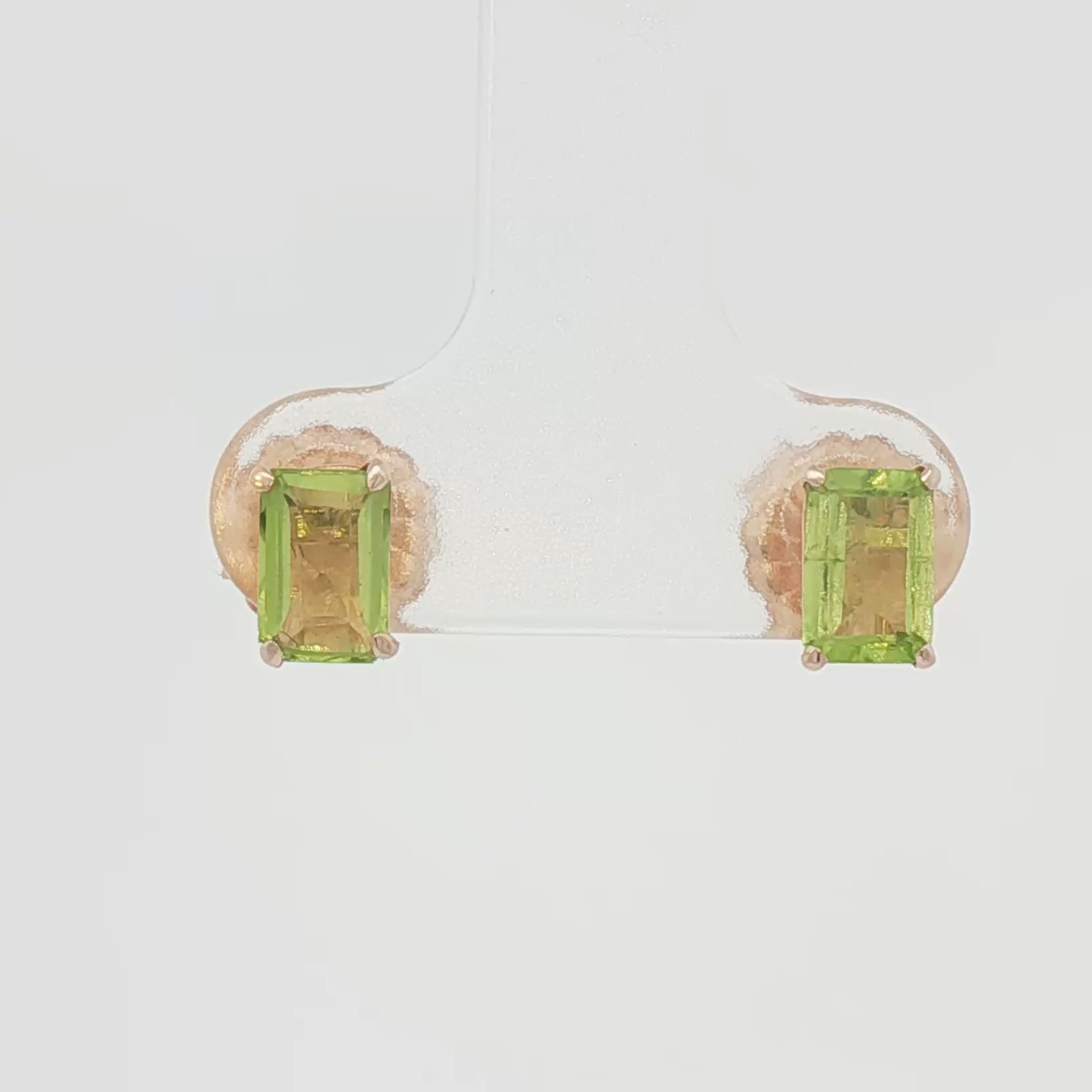 Peridot Studs