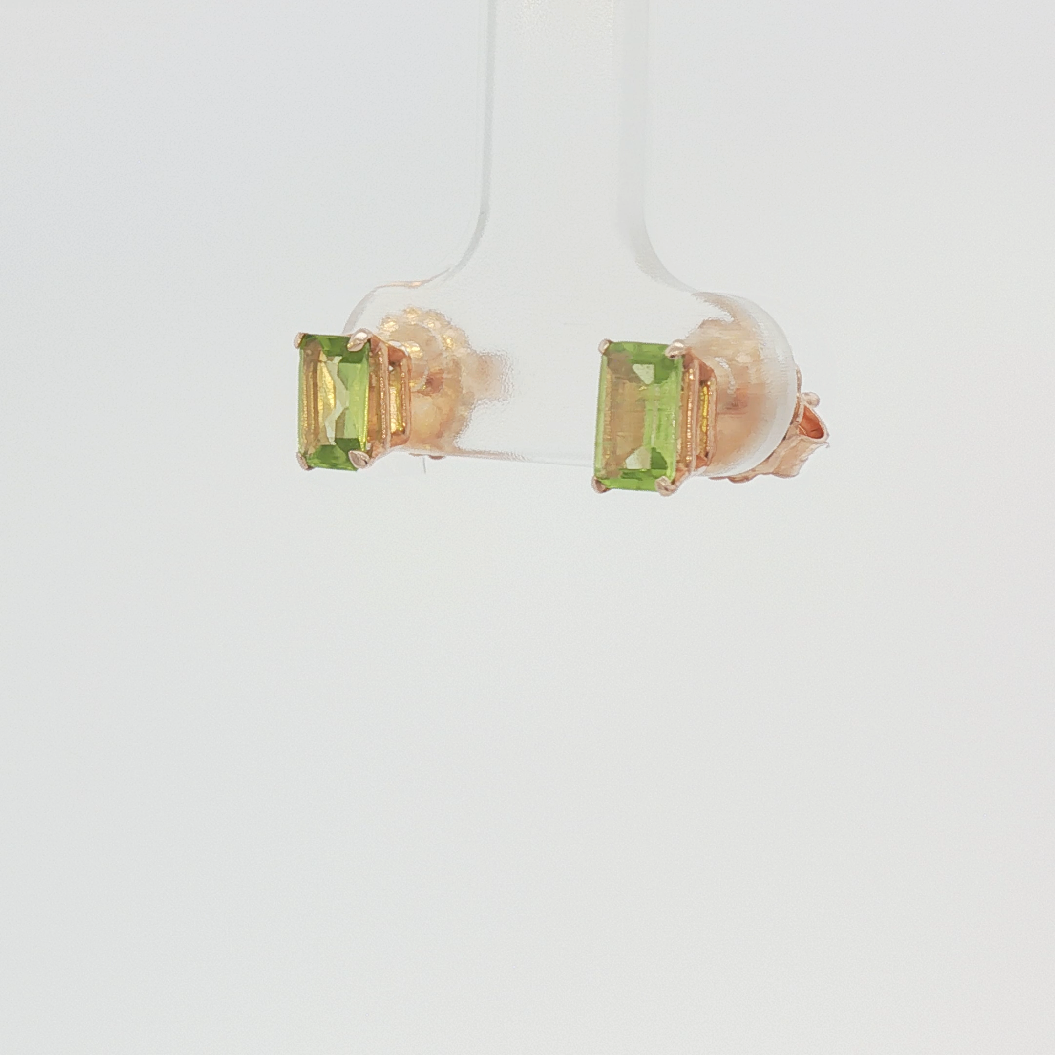 Peridot Studs