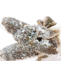 Pyrite & calcite on quartz
