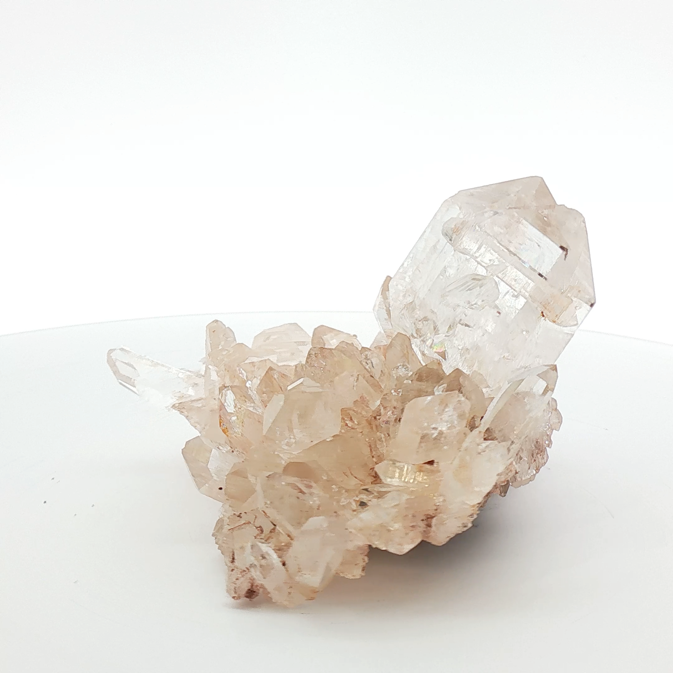 Pink Colombian quartz twin