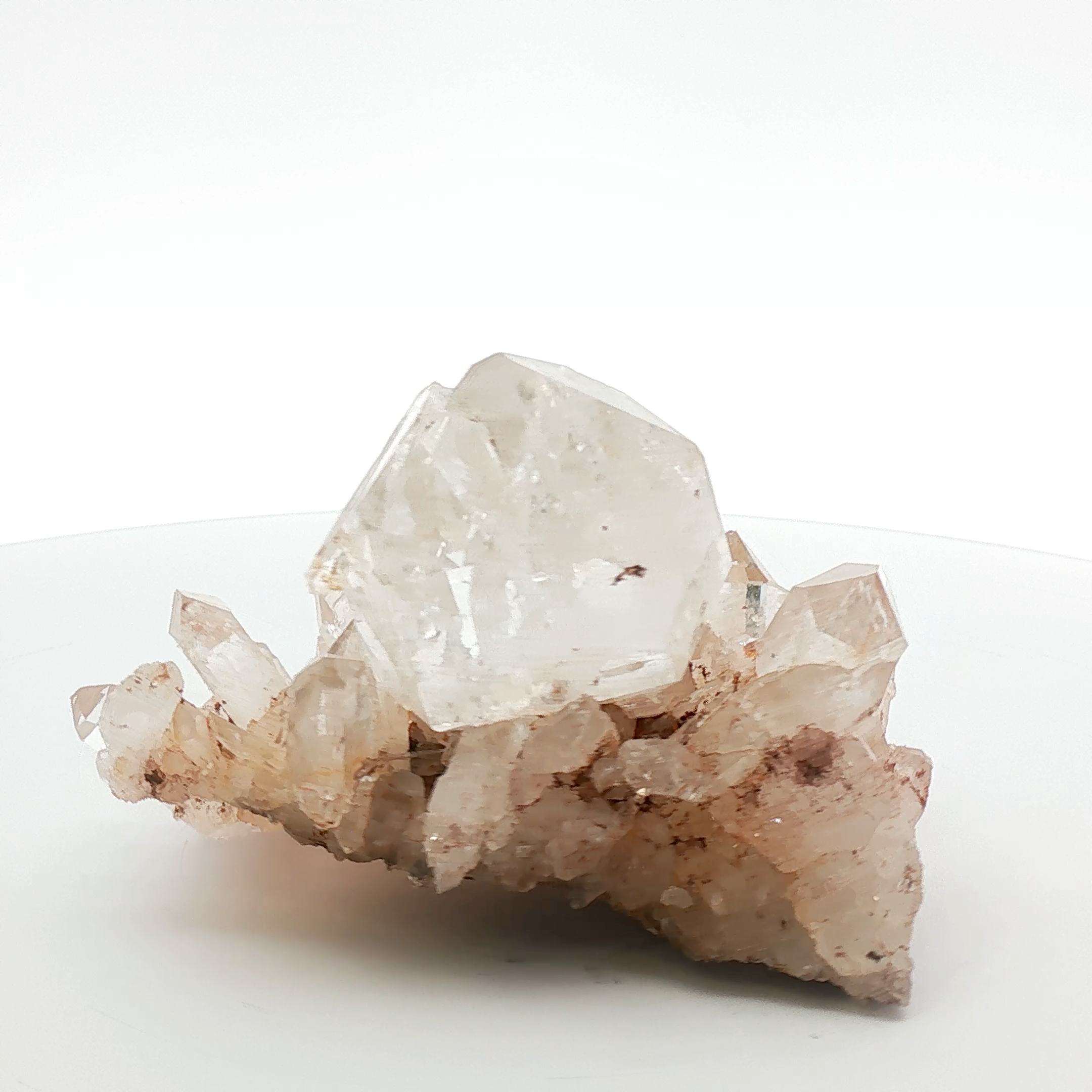 Pink Colombian quartz twin