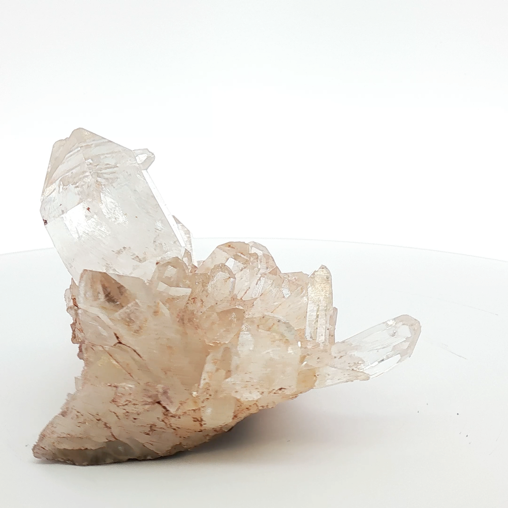 Pink Colombian quartz twin