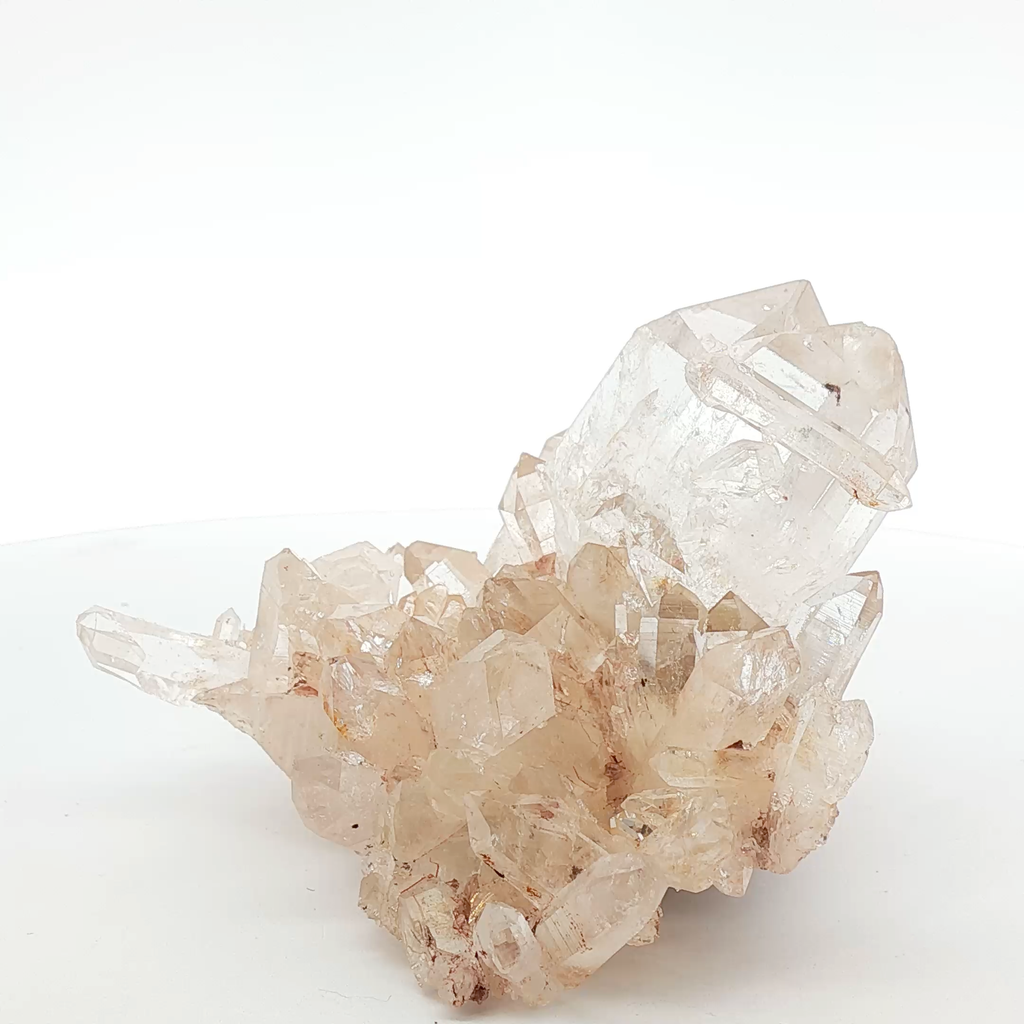 Pink Colombian quartz twin