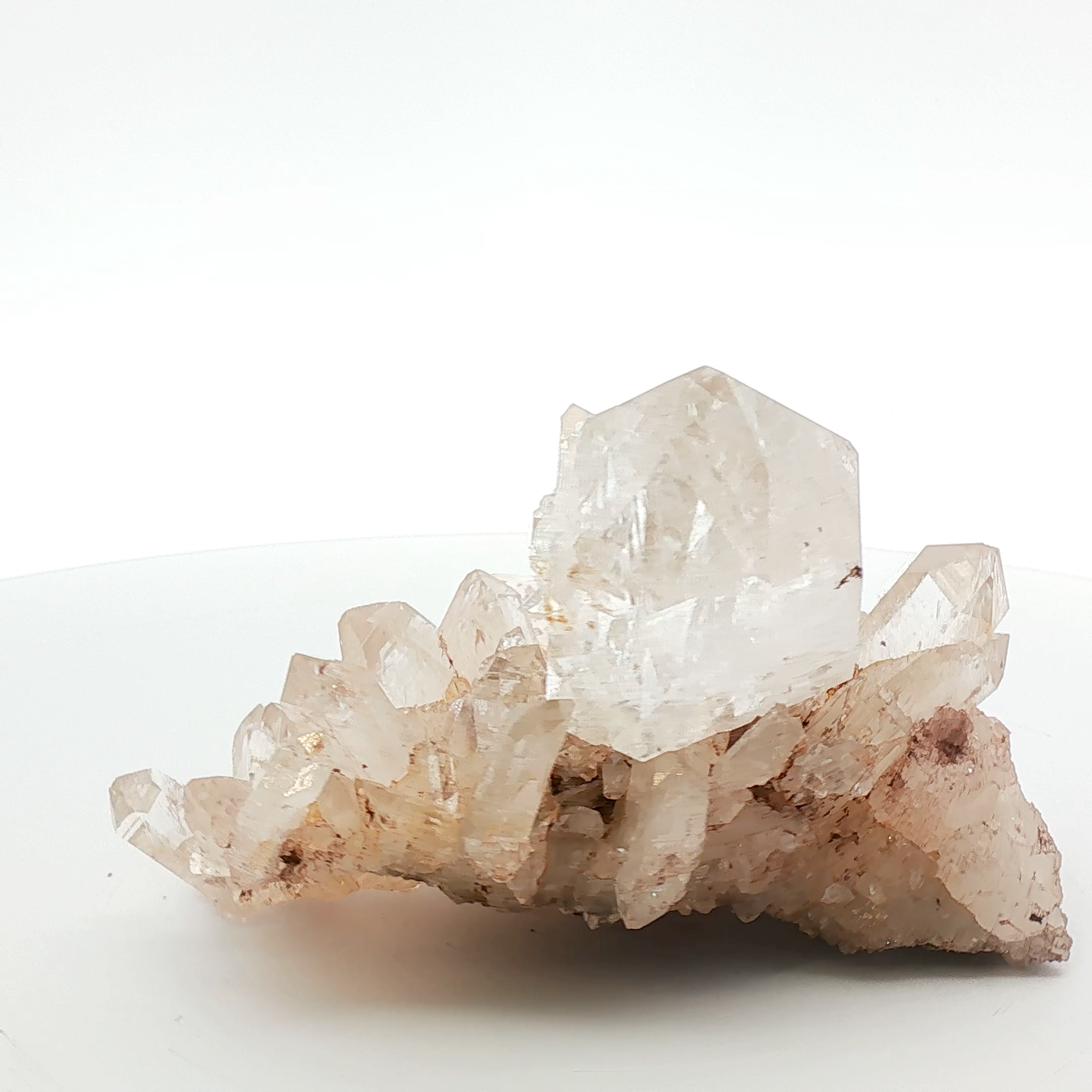 Pink Colombian quartz twin