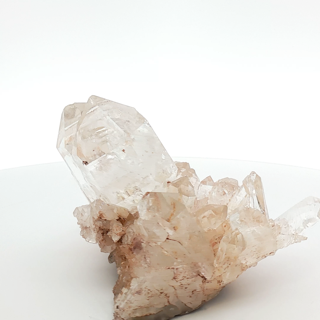 Pink Colombian quartz twin