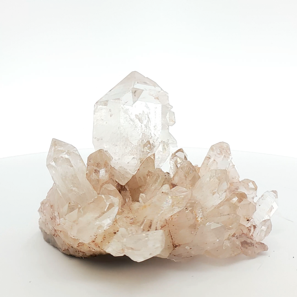 Pink Colombian quartz twin