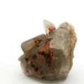 Garnet on smoky quartz