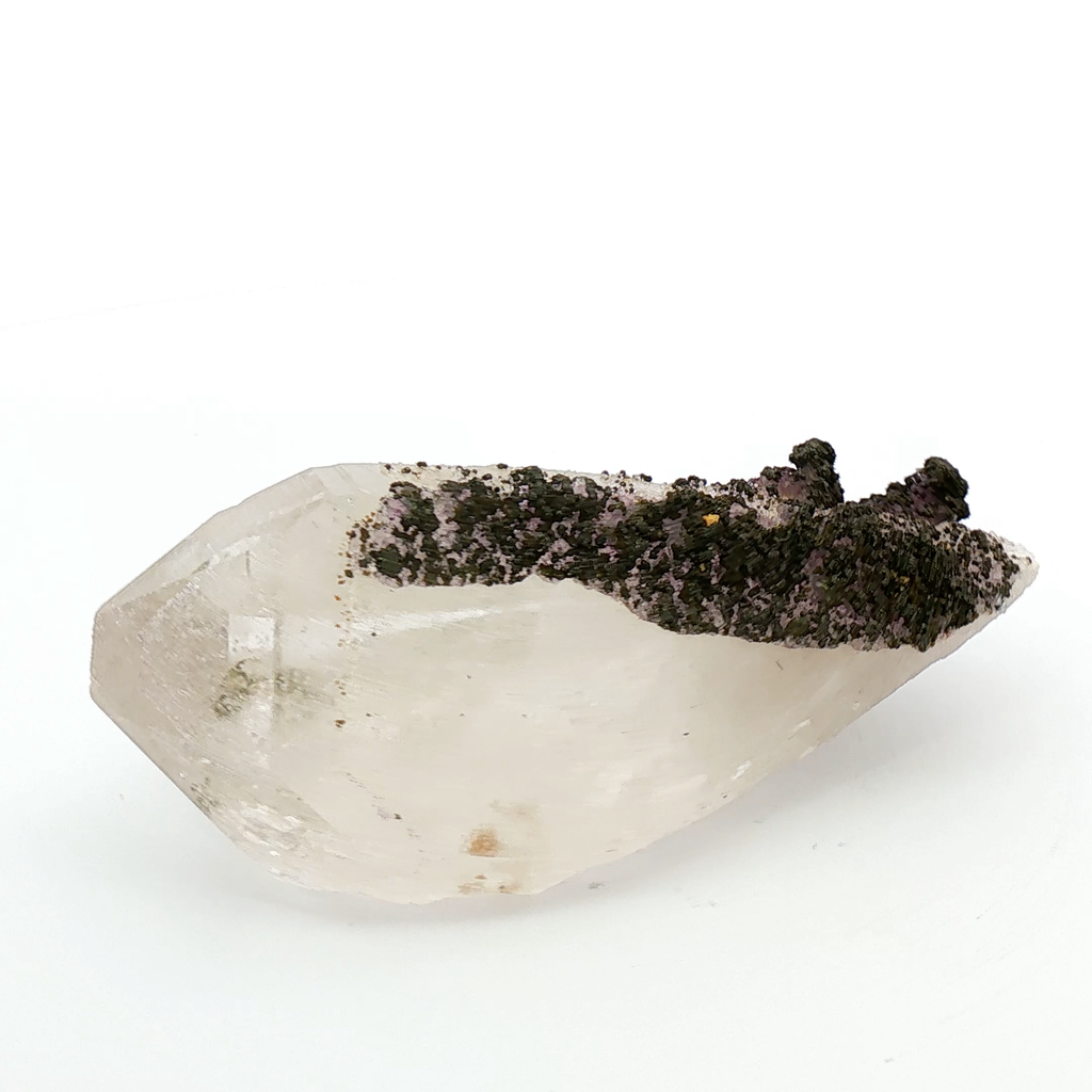 Fluorite, arsenopyrite on quartz