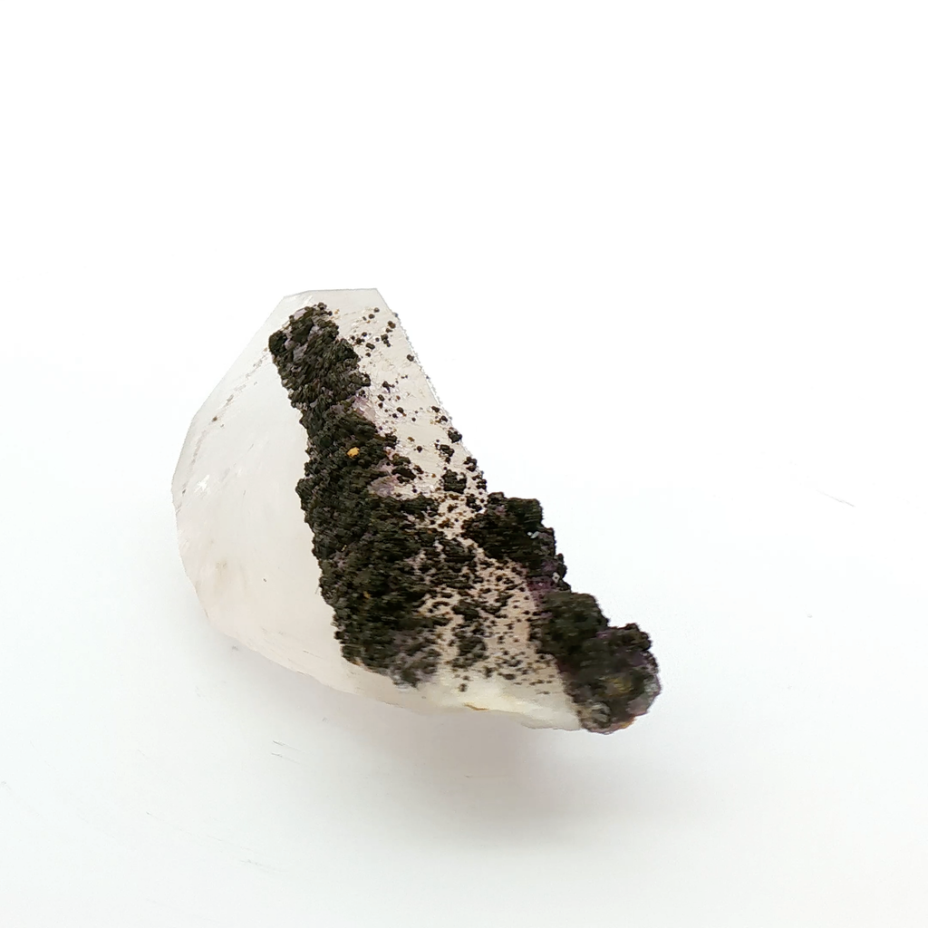 Fluorite, arsenopyrite on quartz