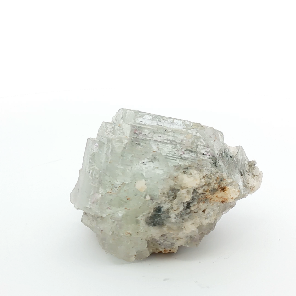 Calcite on fluorite