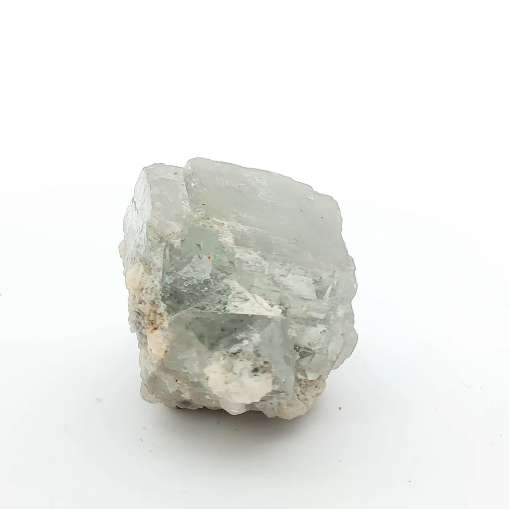 Calcite on fluorite
