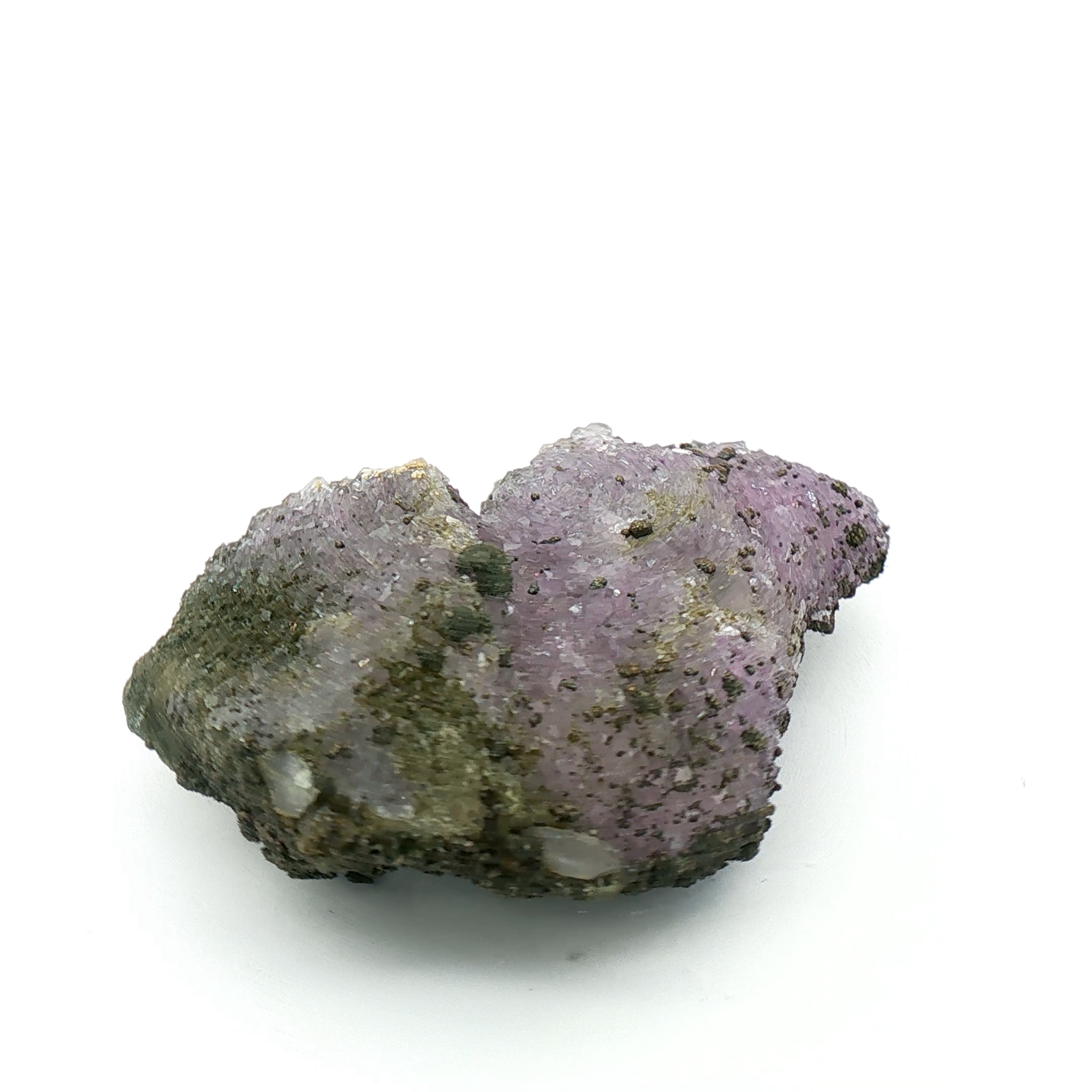 Arsenopyrite on fluorite
