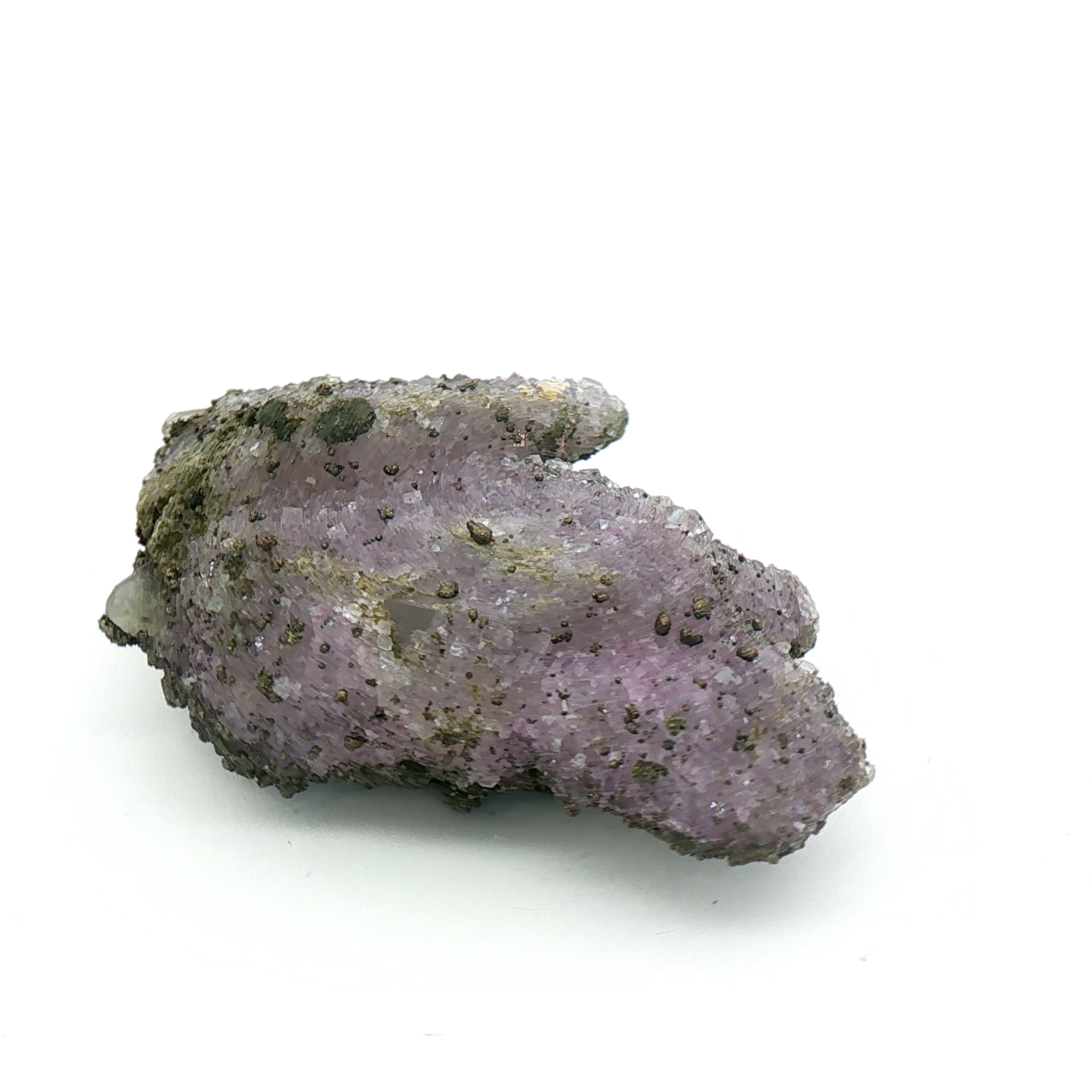Arsenopyrite on fluorite