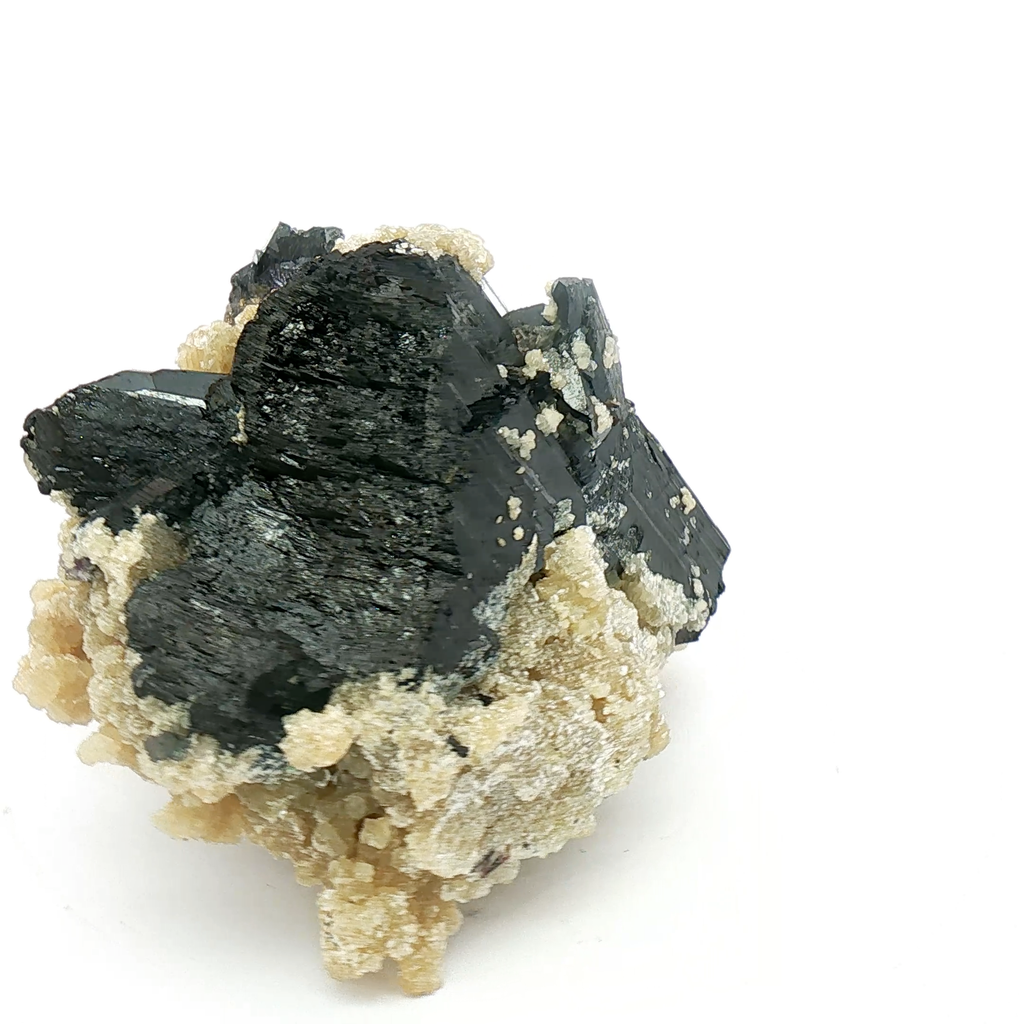 Fluorite on wolframite