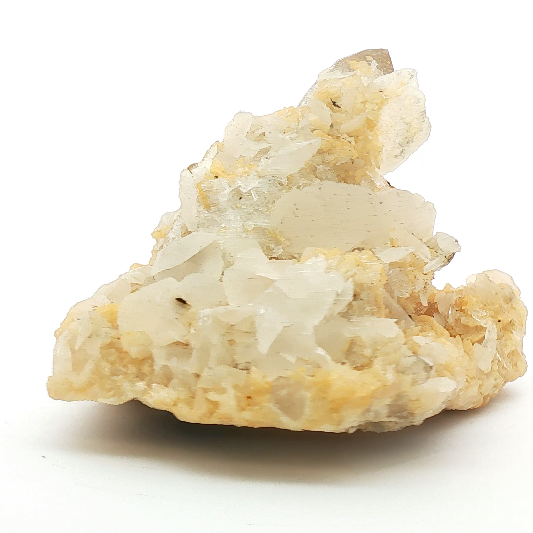Quartz on calcite
