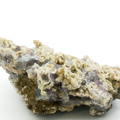 Fluorite, calcite on quartz