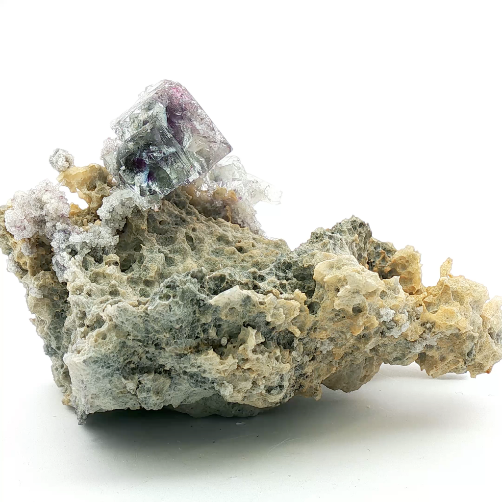 Fluorite, calcite