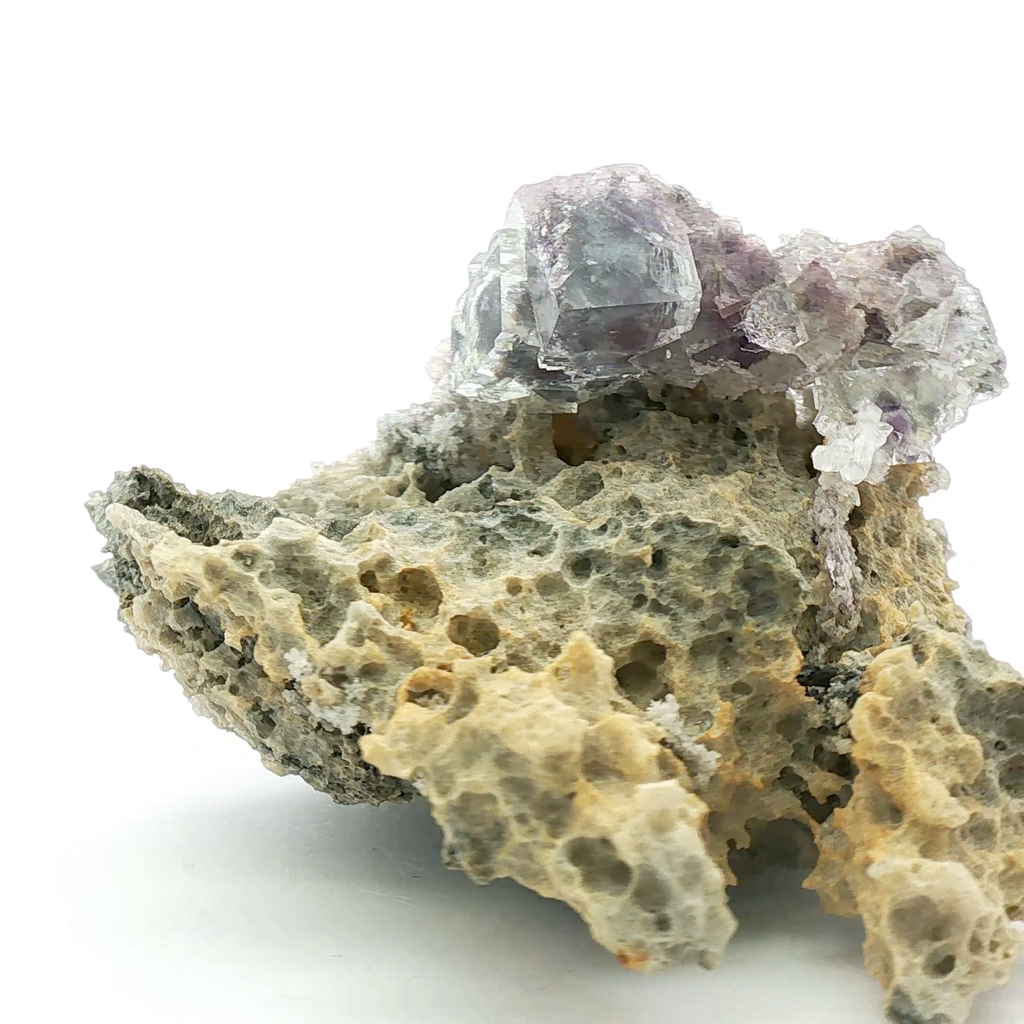 Fluorite, calcite