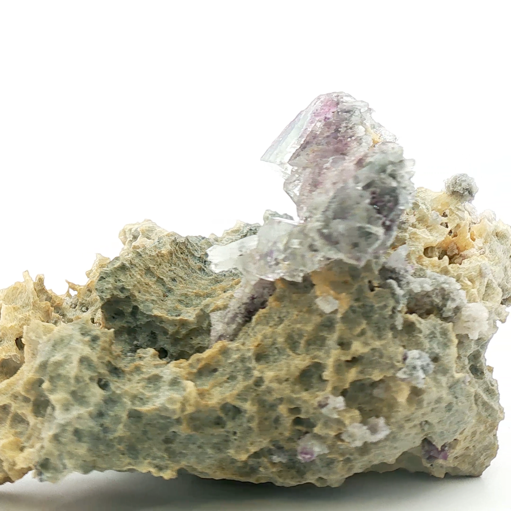 Fluorite, calcite