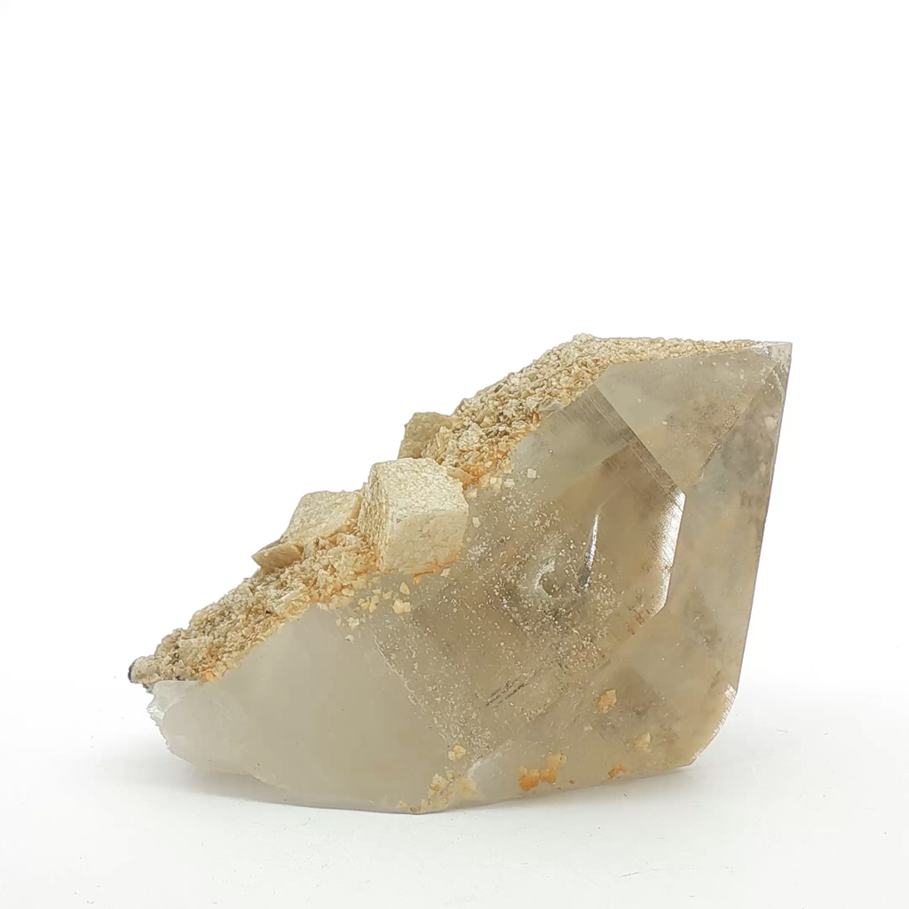 Feldspar on quartz