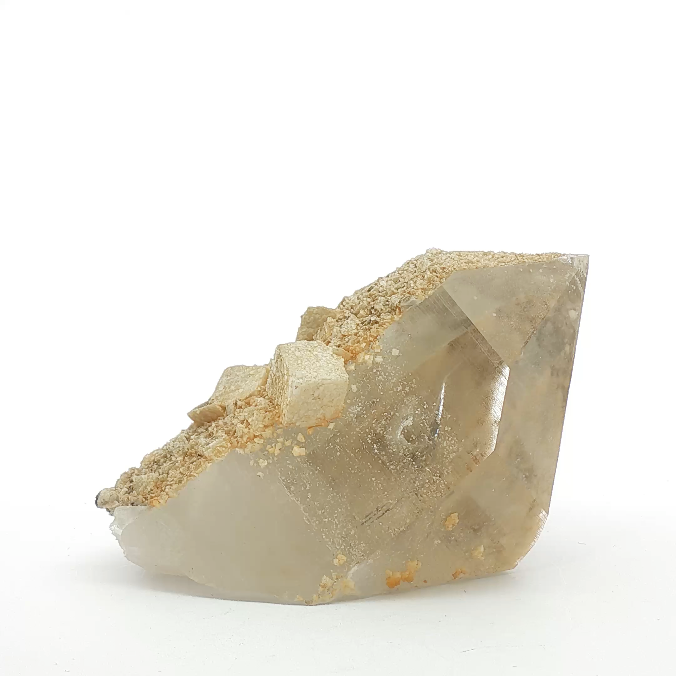 Feldspar on quartz