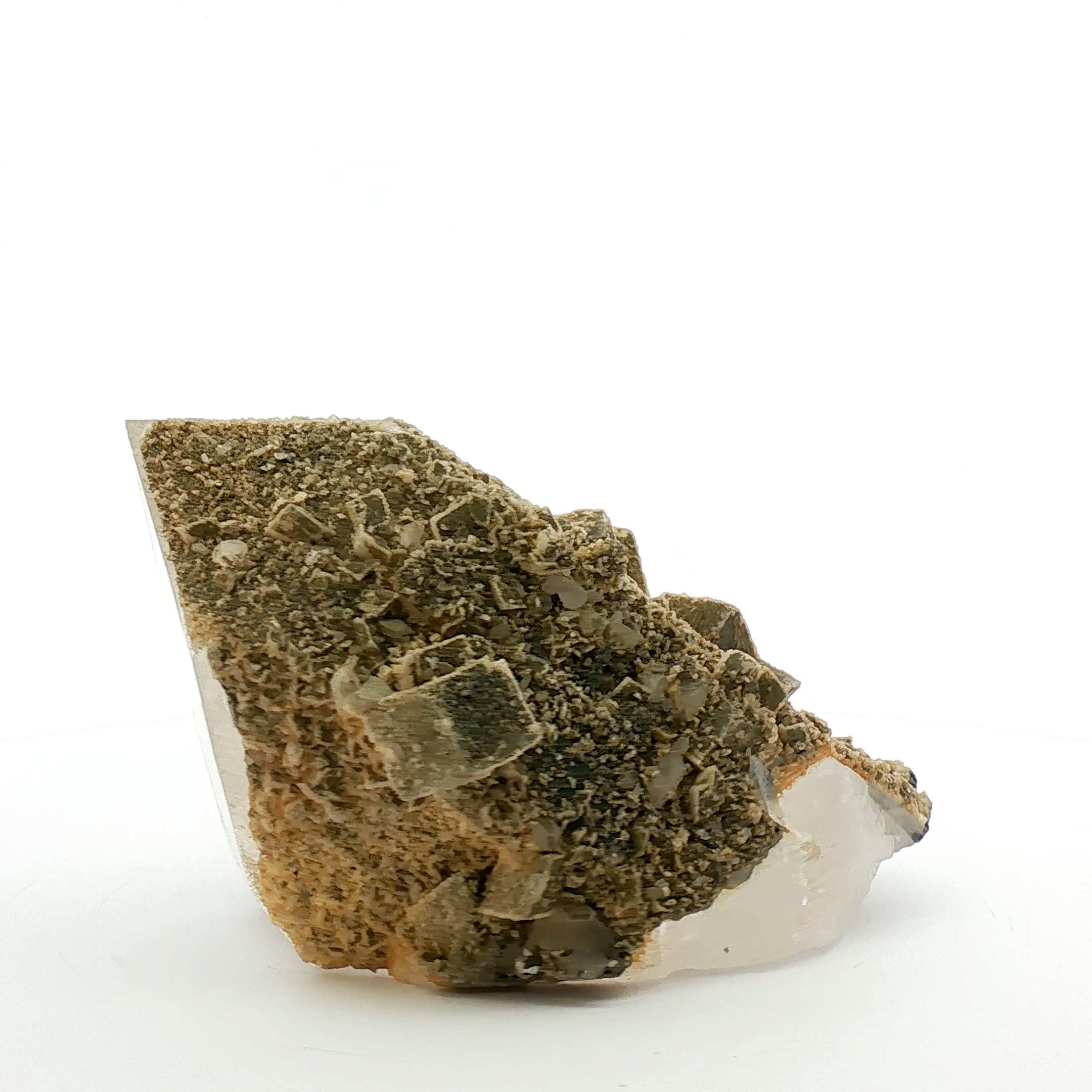 Feldspar on quartz