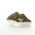 Fluorite, feldspar on quartz
