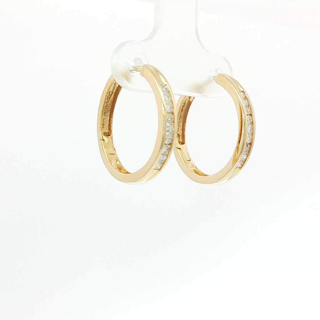 Chanel set hoops medium