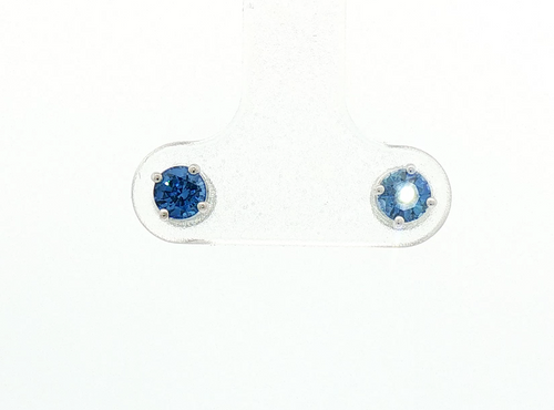 Blue sapphire studs