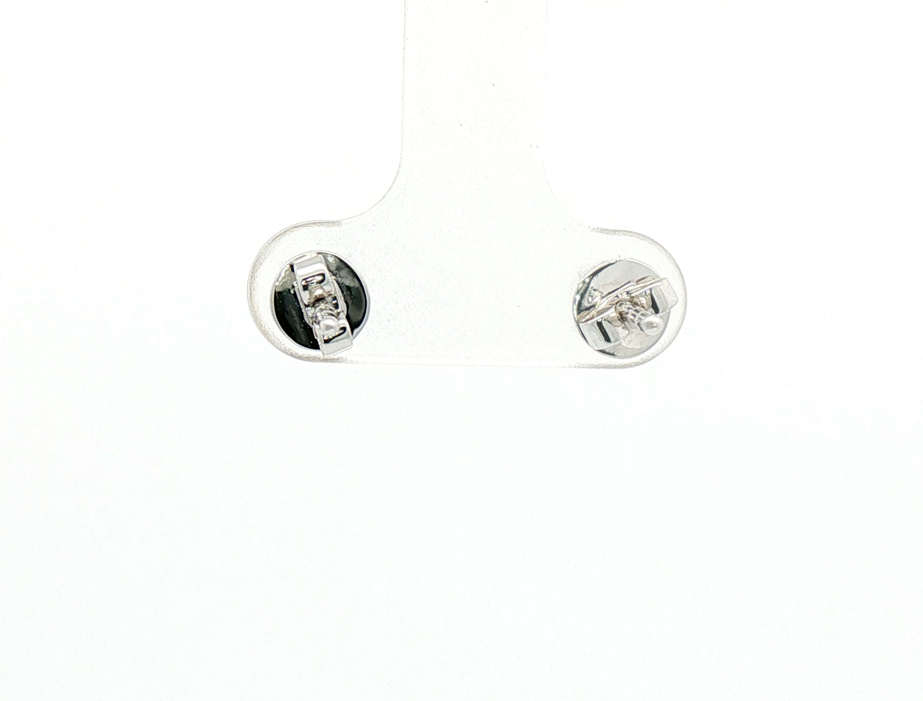 Yellow sapphire studs