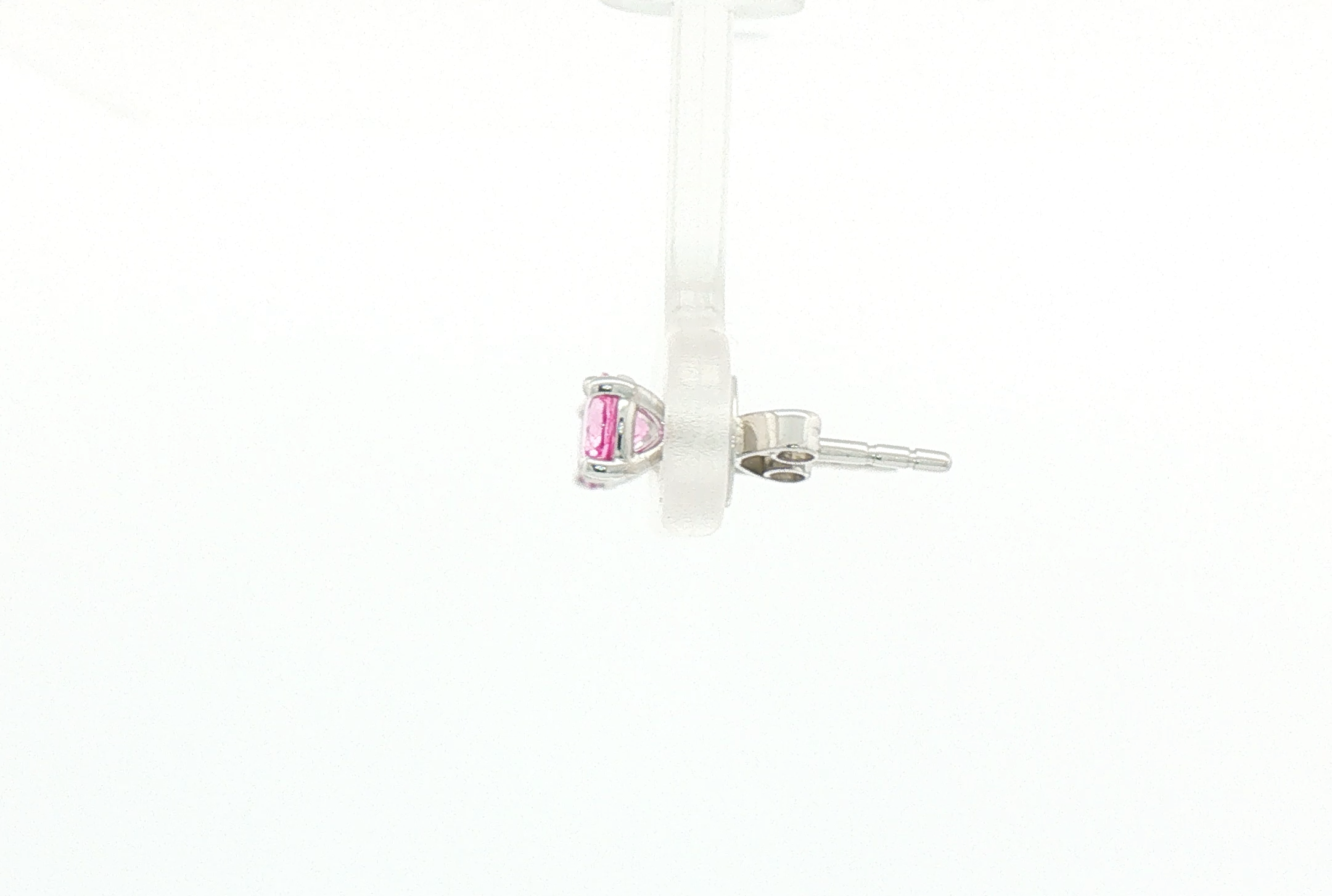 Pink sapphires studs