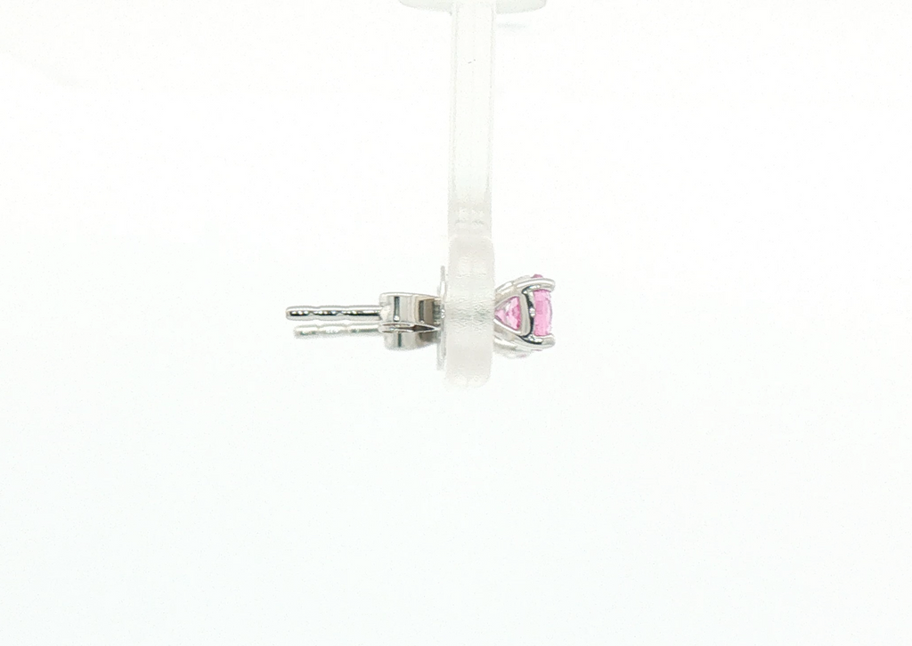 Pink sapphires studs