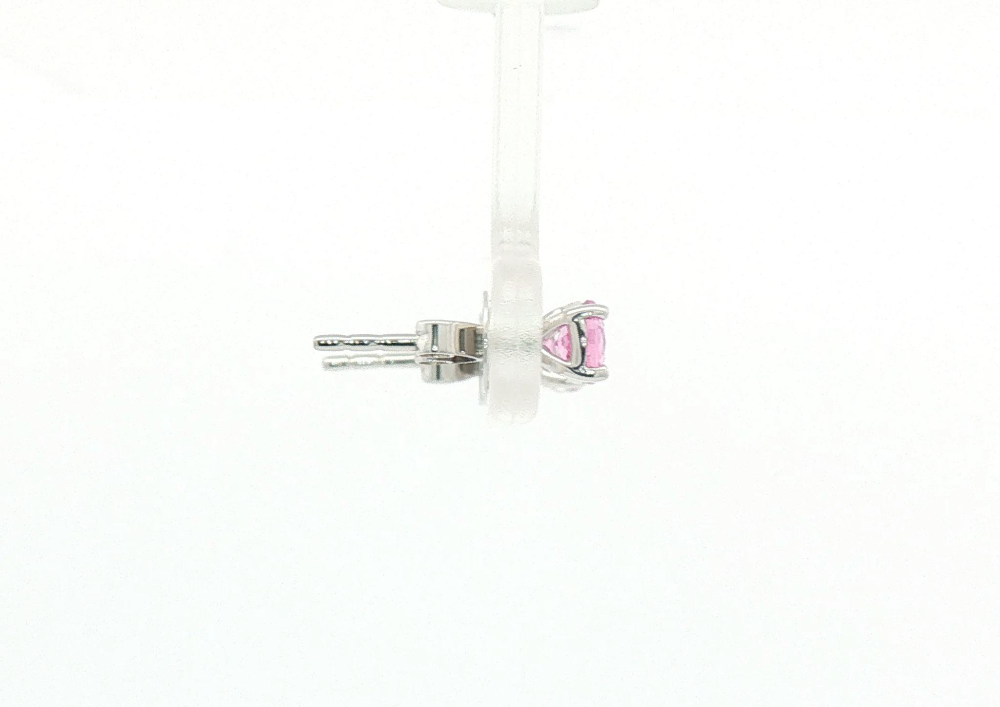 Pink sapphires studs