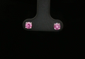 Pink sapphires studs