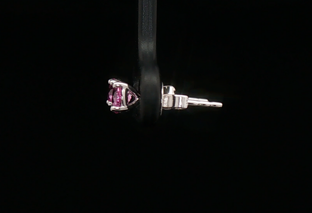 Pink sapphires studs