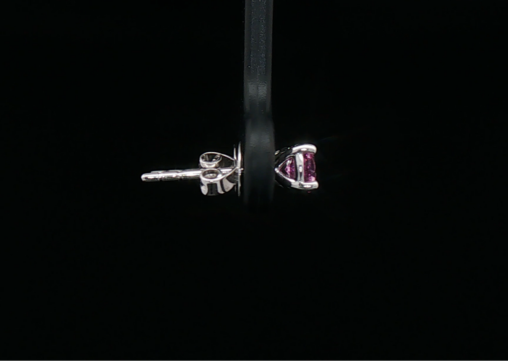 Pink sapphires studs